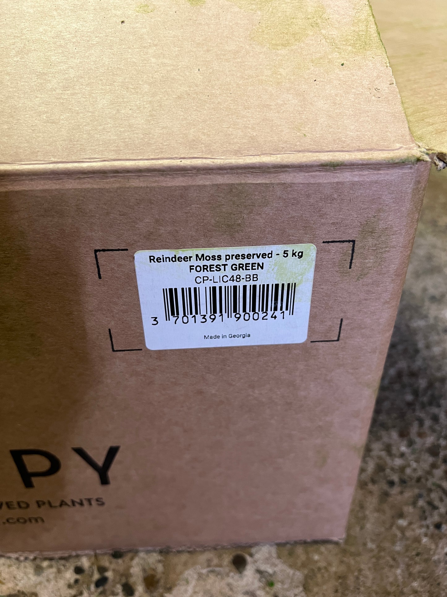 4-5kg Lichen en vrac CANOPY