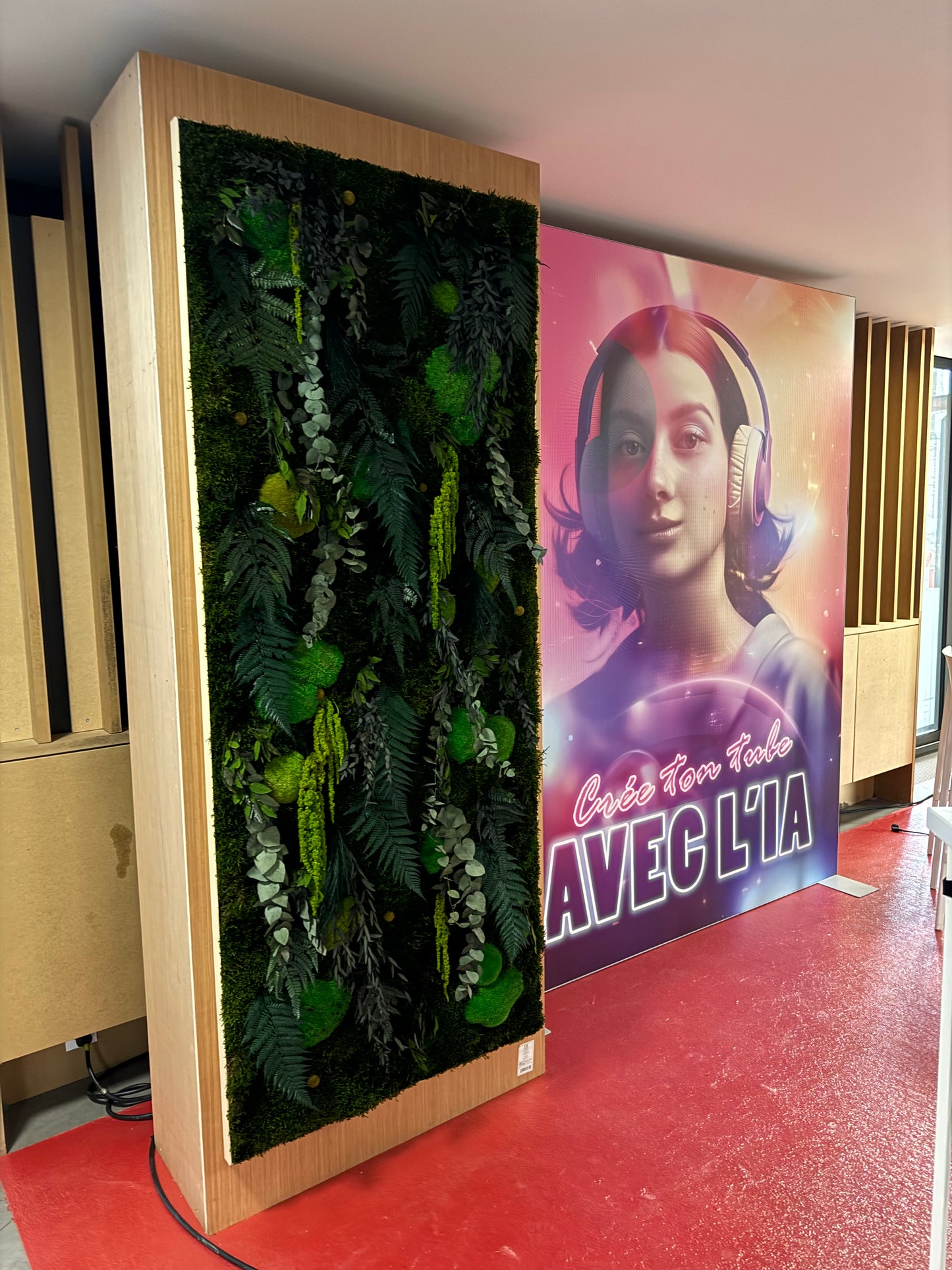 Mur végétal stabilisé - Ambiance Forest (2,20m X 0,90m)